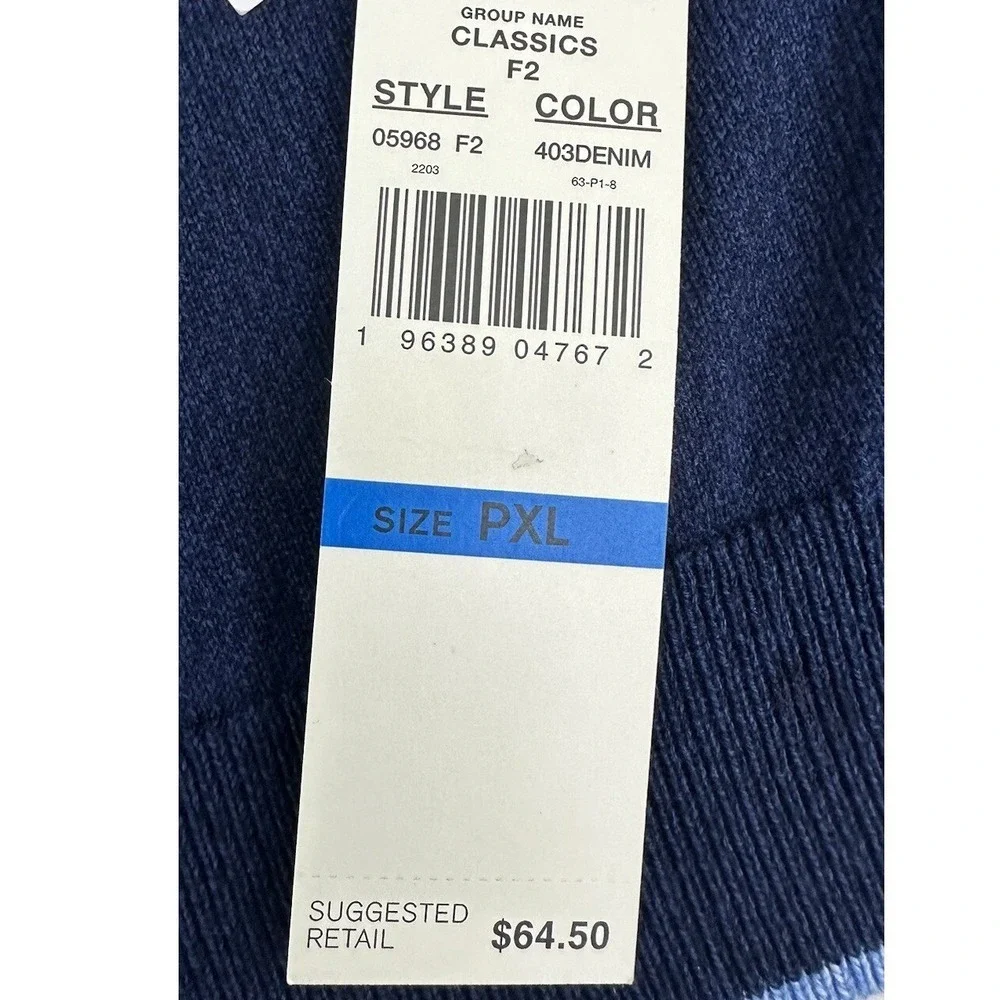 Alfred Dunner Women's Petite Striped Sweater with Removable Necklace Size PXL NW - Picture 12 of 12